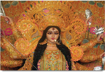 

Aabhaas Mata Lakshmi Wall Poster Fine Art Print(12 inch X 18 inch, Rolled)