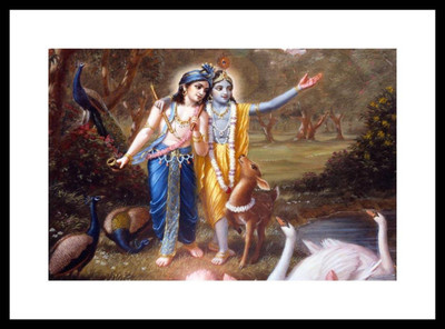 

Aabhaas Krishna Wall Poster Fine Art Print(12 inch X 18 inch, Rolled)