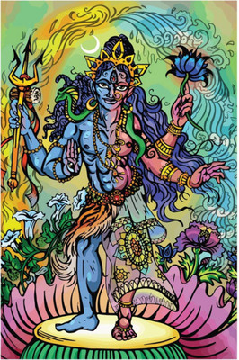 

Aabhaas Shiva Parvathi Wall Poster Fine Art Print(12 inch X 18 inch, Rolled)