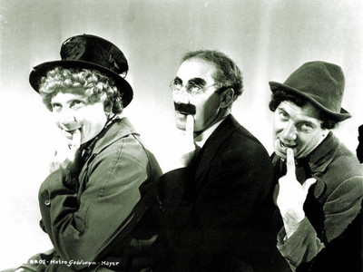 

Aabhaas Marx Brothers Wall Poster Fine Art Print(12 inch X 18 inch, Rolled)