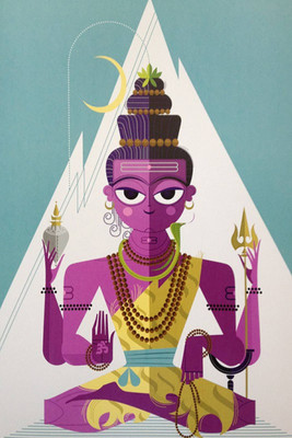 

Aabhaas Shiva Wall Poster Fine Art Print(12 inch X 18 inch, Rolled)