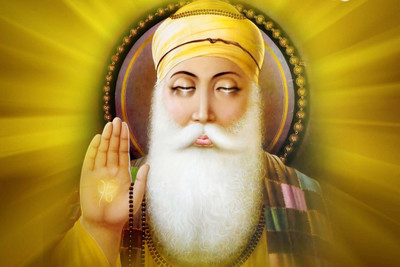 

Aabhaas Guru Nanak Wall Poster Fine Art Print(12 inch X 18 inch, Rolled)