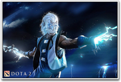 

Aabhaas Dota 2 Wall Poster Fine Art Print(12 inch X 18 inch, Rolled)