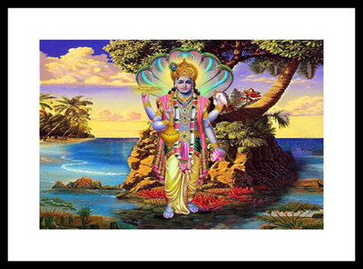 

Aabhaas Vishnu Wall Poster Fine Art Print(12 inch X 18 inch, Rolled)