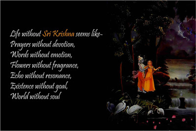 

Aabhaas Krishna Wall Poster Fine Art Print(12 inch X 18 inch, Rolled)