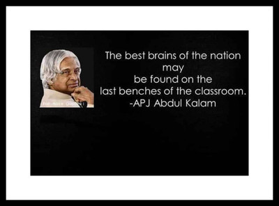

Aabhaas Abdul Kalam Wall Poster Fine Art Print(12 inch X 18 inch, Rolled)