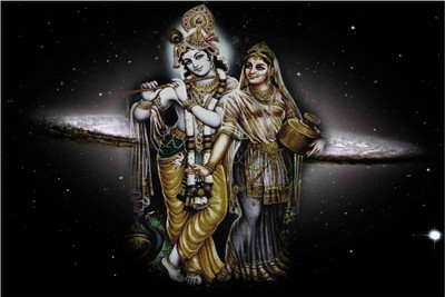 

Aabhaas Krishna Wall Poster Fine Art Print(12 inch X 18 inch, Rolled)