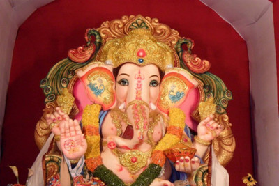 Aabhaas Ganesha Wall Poster Fine Art Print(12 inch X 18 inch, Rolled)