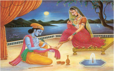 

Aabhaas Krishna Wall Poster Fine Art Print(12 inch X 18 inch, Rolled)