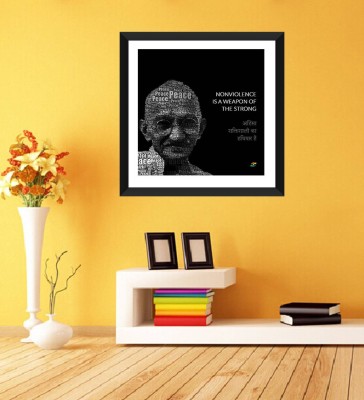 

Aabhaas Mahatma Gandhi Wall Poster Fine Art Print(12 inch X 18 inch, Rolled)