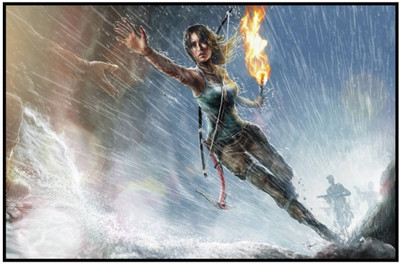 

Aabhaas Tomb Raider Wall Poster Fine Art Print(12 inch X 18 inch, Rolled)