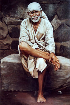 

Aabhaas Sai Baba Wall Poster Fine Art Print(12 inch X 18 inch, Rolled)