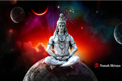 

Aabhaas Shiva Wall Poster Fine Art Print(12 inch X 18 inch, Rolled)