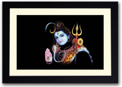 

Aabhaas Shiva Wall Poster Fine Art Print(12 inch X 18 inch, Rolled)