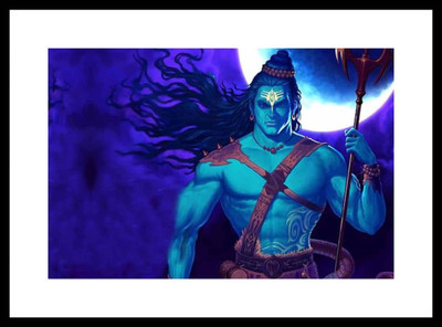 

Aabhaas Shiva Wall Poster Fine Art Print(12 inch X 18 inch, Rolled)