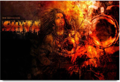

Aabhaas Shiva Wall Poster Fine Art Print(12 inch X 18 inch, Rolled)