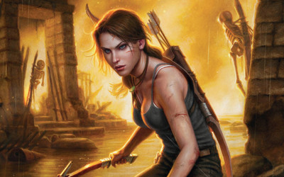 

Akhuratha Tomb Raider Fine Quality Wall Poster Paper Print(12 inch X 18 inch, Rolled)