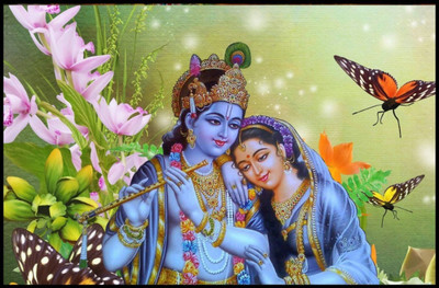 

Aabhaas Krishna Wall Poster Fine Art Print(12 inch X 18 inch, Rolled)