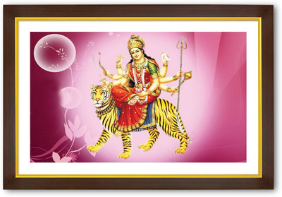 

Aabhaas Mata Lakshmi Wall Poster Fine Art Print(12 inch X 18 inch, Rolled)
