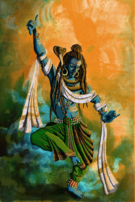 

Aabhaas Shiva Wall Poster Fine Art Print(12 inch X 18 inch, Rolled)