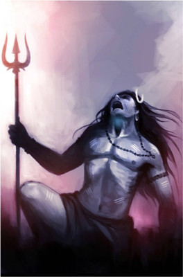 

Aabhaas Shiva Wall Poster Fine Art Print(12 inch X 18 inch, Rolled)