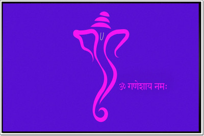 

Aabhaas Ganesha Wall Poster Fine Art Print(12 inch X 18 inch, Rolled)