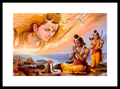 

Aabhaas Shiva Wall Poster Fine Art Print(12 inch X 18 inch, Rolled)