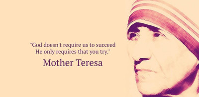 

Aabhaas Mother Teresa Wall Poster Fine Art Print(12 inch X 18 inch, Rolled)
