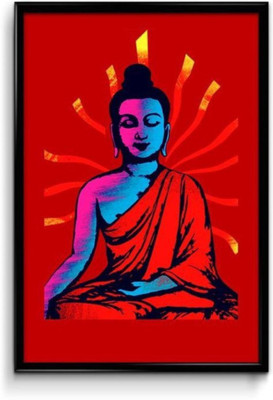 

Aabhaas Buddha Wall Poster Fine Art Print(12 inch X 18 inch, Rolled)