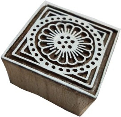 skart wooden printing blocks Square64 Printing Blocks(Pack of 1)