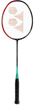 

Yonex 68 D (Dominate) Badminton Racquet, Black/Red/Green Multicolor Strung Badminton Racquet(G4 -3.25 Inches, 350 g)