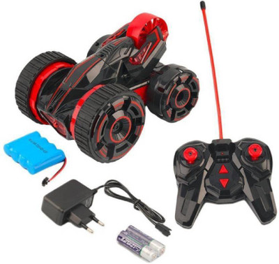 

skyler Race Stunt Car 360* Spins Doudle-Side Car Remote Control RC Vehicle with LED Headlights Extreme High Speed 360(Red)
