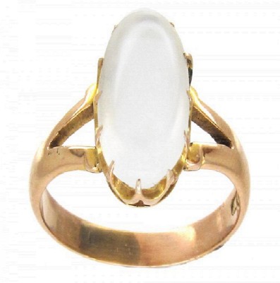 Jaipur Gemstone Opal Ring With Natural Opal Stone Lab Certified Stone Opal Silver Plated Ring