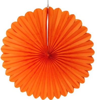 

Funcart Orange Paper Fan 12 Inches