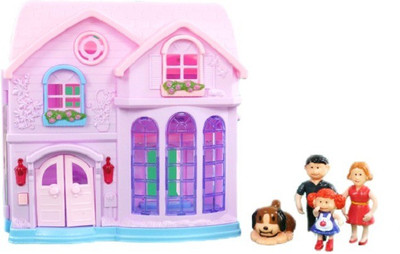 

Bestie Toys MY HAPPY FAMILY DOLL HOUSE WITH LIGHT AND MUSIC FUN PLAY FOR KIDS