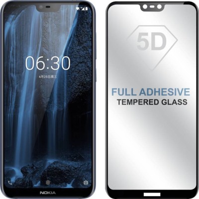 Express Buy Edge To Edge Tempered Glass for Nokia 6.1 Plus(Pack of 1)