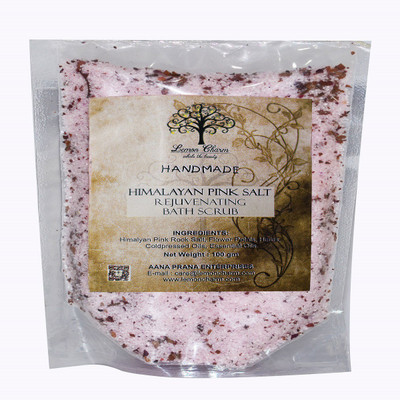 

Lemon Charm Himalayan Pink Salt Rejuvenating and Revitalizing Organic Body Bath Scrub(200 g)
