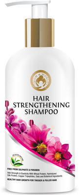 

Mom & World Hair Strengthening Shampoo - Protein Shampoo For Thicker And Fuller Hair, 300ml (No SLS, Paraben or Silicon)(300 ml)