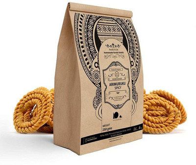 

looms & weaves Ready To Eat Ari Murukku/Rice Flour Spirals - 250 Grams(250 g)