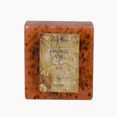 

lemon Charm Paraben and Suplhate Free Organic Rose Body Bath Soap infused with Pure Essential Oils(75 g)