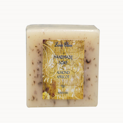 

lemon charm Paraben and Suplhate Free Organic Almond and Apricot Body Bath Soap infused with Pure Essential Oils(75 g)