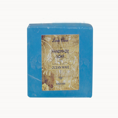 

lemon Charm Paraben and Suplhate Free Organic Ocean Wave Body Bath Soap infused with Pure Essential Oils(75 g)