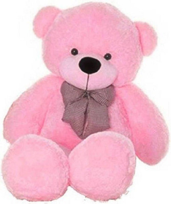 

KHATU SHYAM ENTERPRISES 5 Feet Pink Cute & Lovely Premium Jumbo Teddy Bear-152.73 Cm - 152.73 cm(Pink)