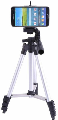 

GetfitPro Three-Dimensional Head & Quick Release Plate (Black) Tripod(Black, Supports Up to 1500)