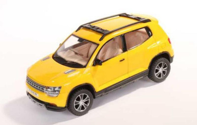 

TOYZTREND premium pull back suv car for kids(Yellow)