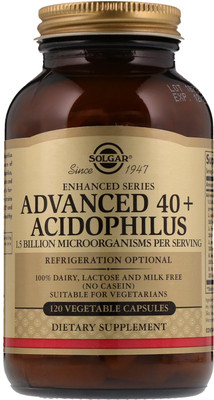 

Solgar Advanced 40+ Acidophilus 120 Vegetable Capsules(120 No)