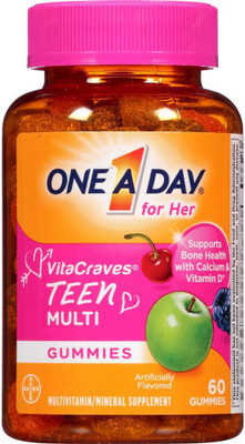 

One A Day For Her VitaCraves Teen Multivitamin Gummies, 60 Count(60 No)