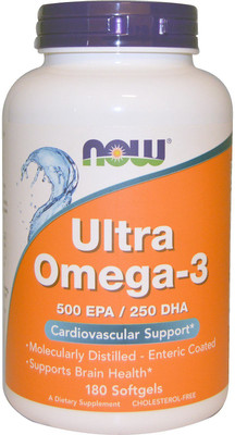 

Now Foods NOW Ultra Omega-3 -- 180 Softgels(180 No)