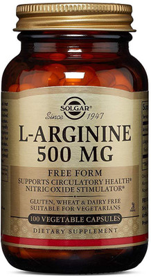 

Solgar L-Arginine -- 500 mg - 100 Vegetable Capsules(100 No)