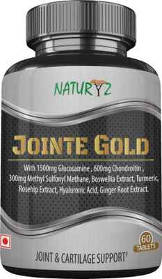 

Naturyz Jointe Gold with Glucosamine & 7 important herbs for Joint & Cartilage Support(60 No)